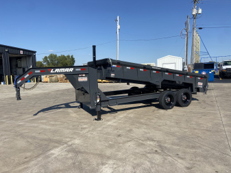New 2026 Lamar Gooseneck Dump Trailer 16'