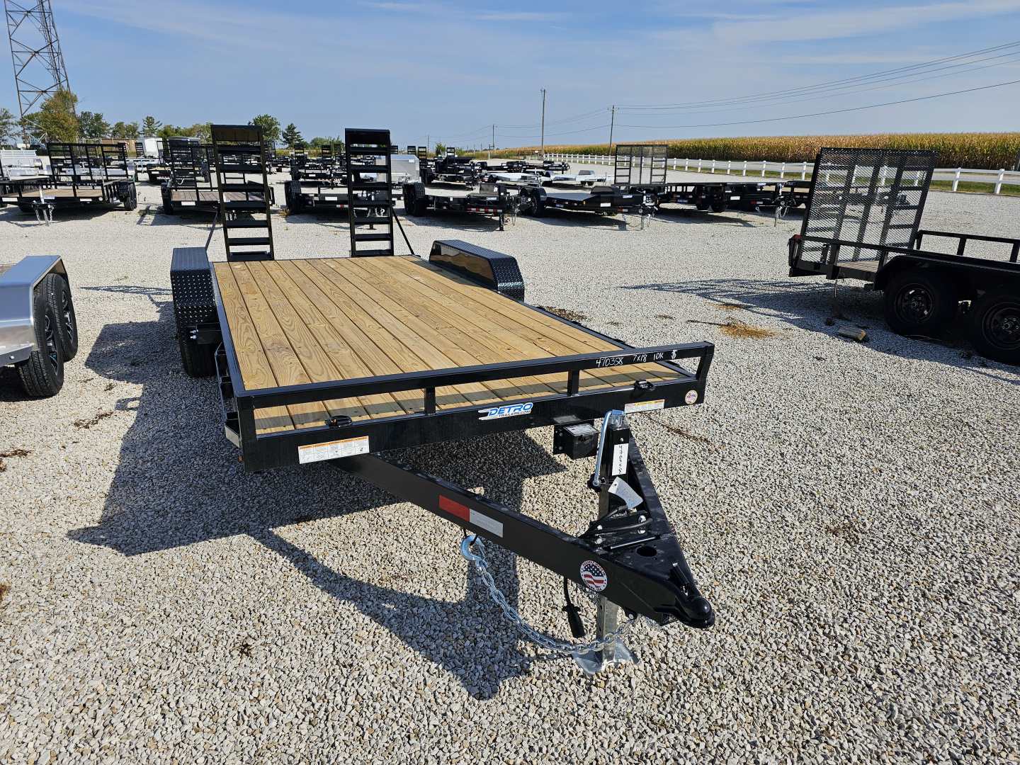 New 2026 Sure-Trac 82 x 18 (16+2) 10K Equipment Trailer