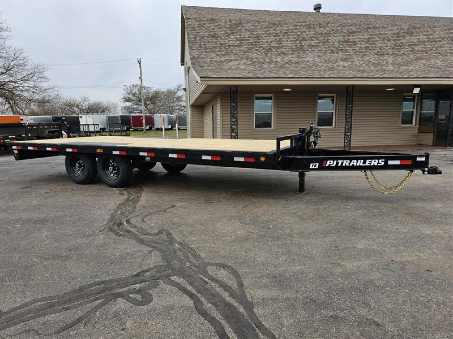 New 2026 PJ 102"x20' BP 8" I-Beam Deckover Trailer – F8