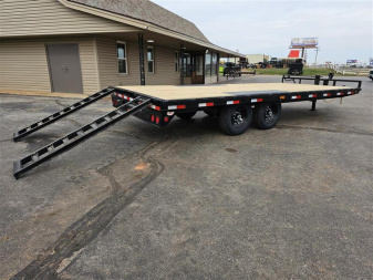 New 2026 PJ 102"x20' BP 8" I-Beam Deckover Trailer – F8