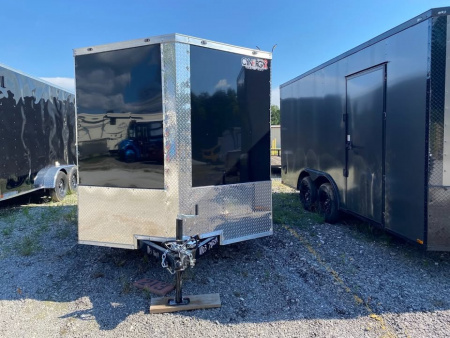New 2026 Cynergy 2 7x12 SA Cargo / Enclosed Trailer, 6'5  interior height, 35k axle, .080 polycore exterior