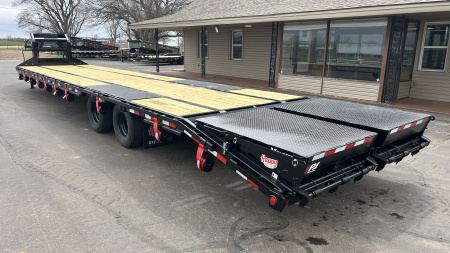 New 2026 PJ 102"x40' GN Low-Pro Air-Ride Flatbed w/ Duals - LD
