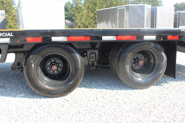 New 2025 Moritz FDGH DT 20' + 5' GOOSENECK Deckover Flatbed Trailer- Full Width Aluminum Ramps- 25900# GVW
