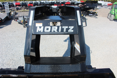 New 2025 Moritz FDGH DT 20' + 5' GOOSENECK Deckover Flatbed Trailer- Full Width Aluminum Ramps- 25900# GVW