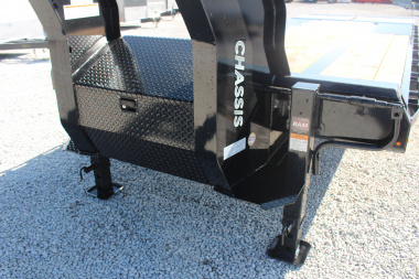 New 2025 Moritz FDGH DT 20' + 5' GOOSENECK Deckover Flatbed Trailer- Full Width Aluminum Ramps- 25900# GVW