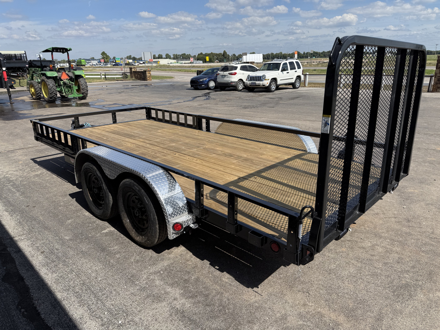 New 2026 PJ 83"x16' Tandem Axle Utility Trailer - UL