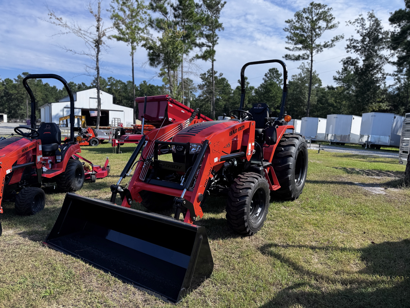 New 2025 Bad Boy 5055S Shuttle Shift Tractor Loader Open Station