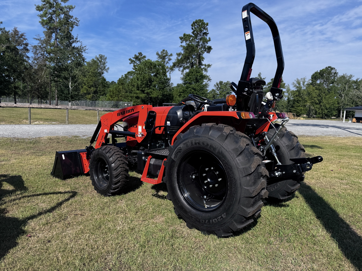 New 2025 Bad Boy 5055S Shuttle Shift Tractor Loader Open Station