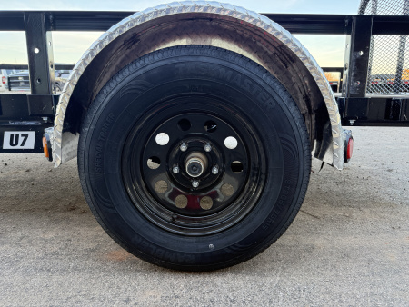 New 2026 PJ 77"x12' Single Axle Utility Trailer - U7