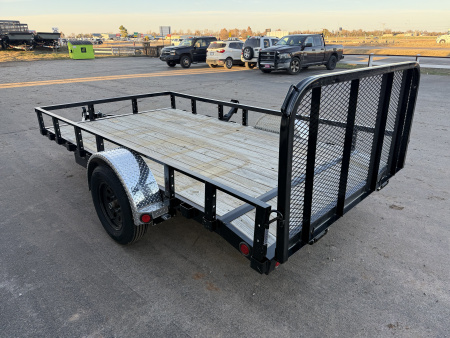 New 2026 PJ 77"x12' Single Axle Utility Trailer - U7