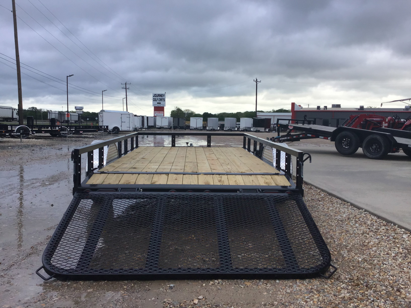 New 2026 PJ 77"x12' Single Axle Utility Trailer - U7