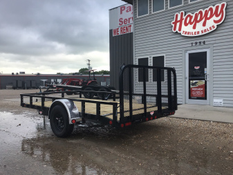 New 2026 PJ 77"x12' Single Axle Utility Trailer - U7