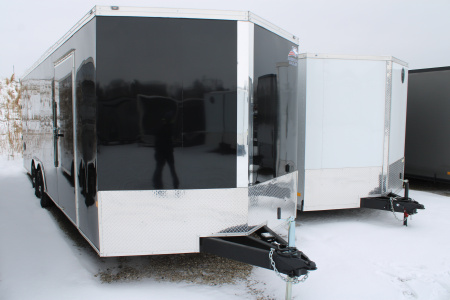 New 2026 American Hauler 8.5X24 10K ENCLOSED FINISHED CAR HAULER Car / Racing Trailer