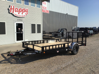 New 2026 PJ 77 x14' Single Axle Utility Trailer - U7