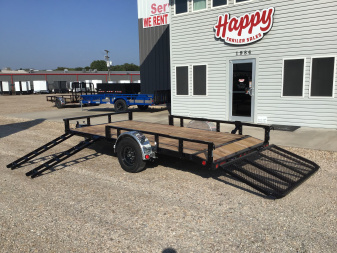 New 2026 PJ 77"x14' Single Axle Utility Trailer - U7