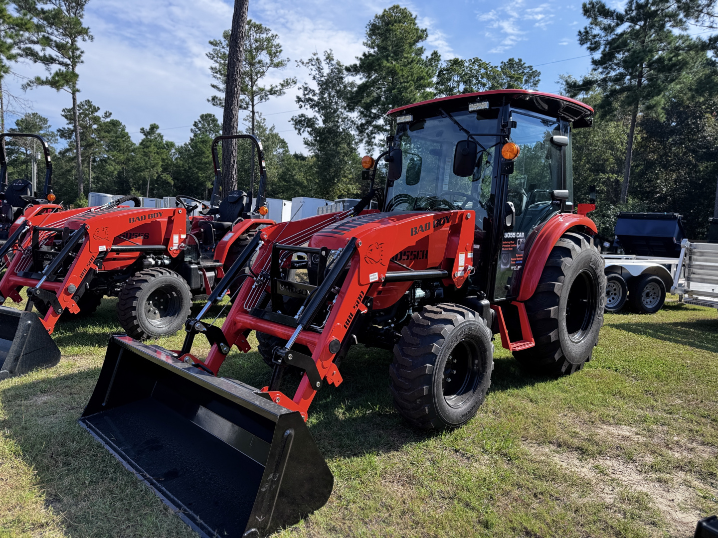 New 2025 Bad Boy 5055CH Hydrostatic Cab Tractor Loader