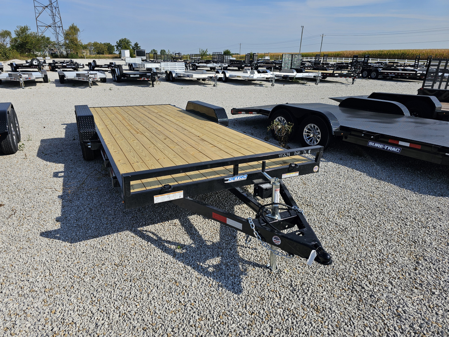 New 2026 Sure-Trac 7 x 20 (18+2) 7K C-Channel Car Hauler