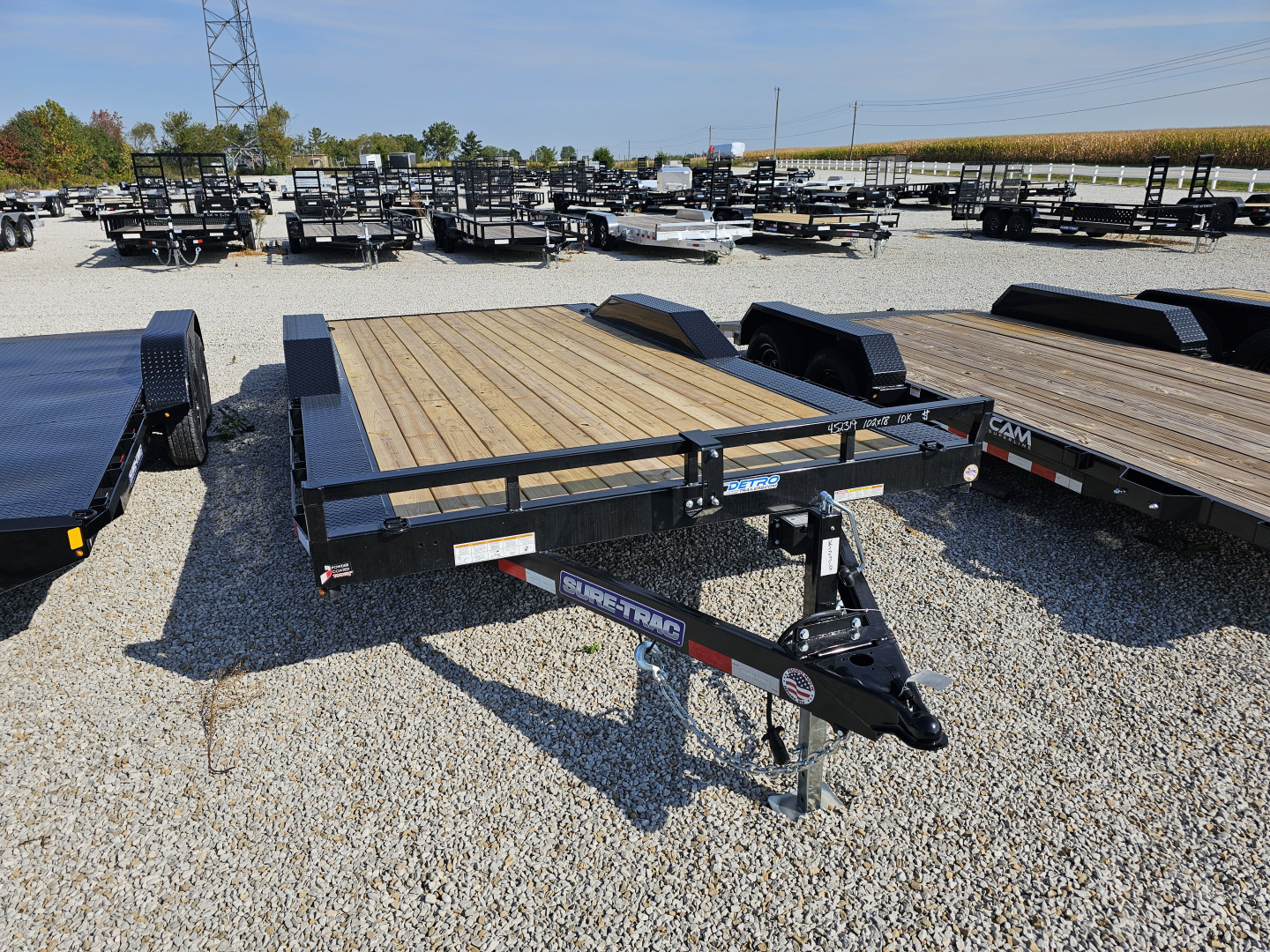 New 2026 Sure-Trac 102 x 18 (16+2) 10K Full Width Car Hauler