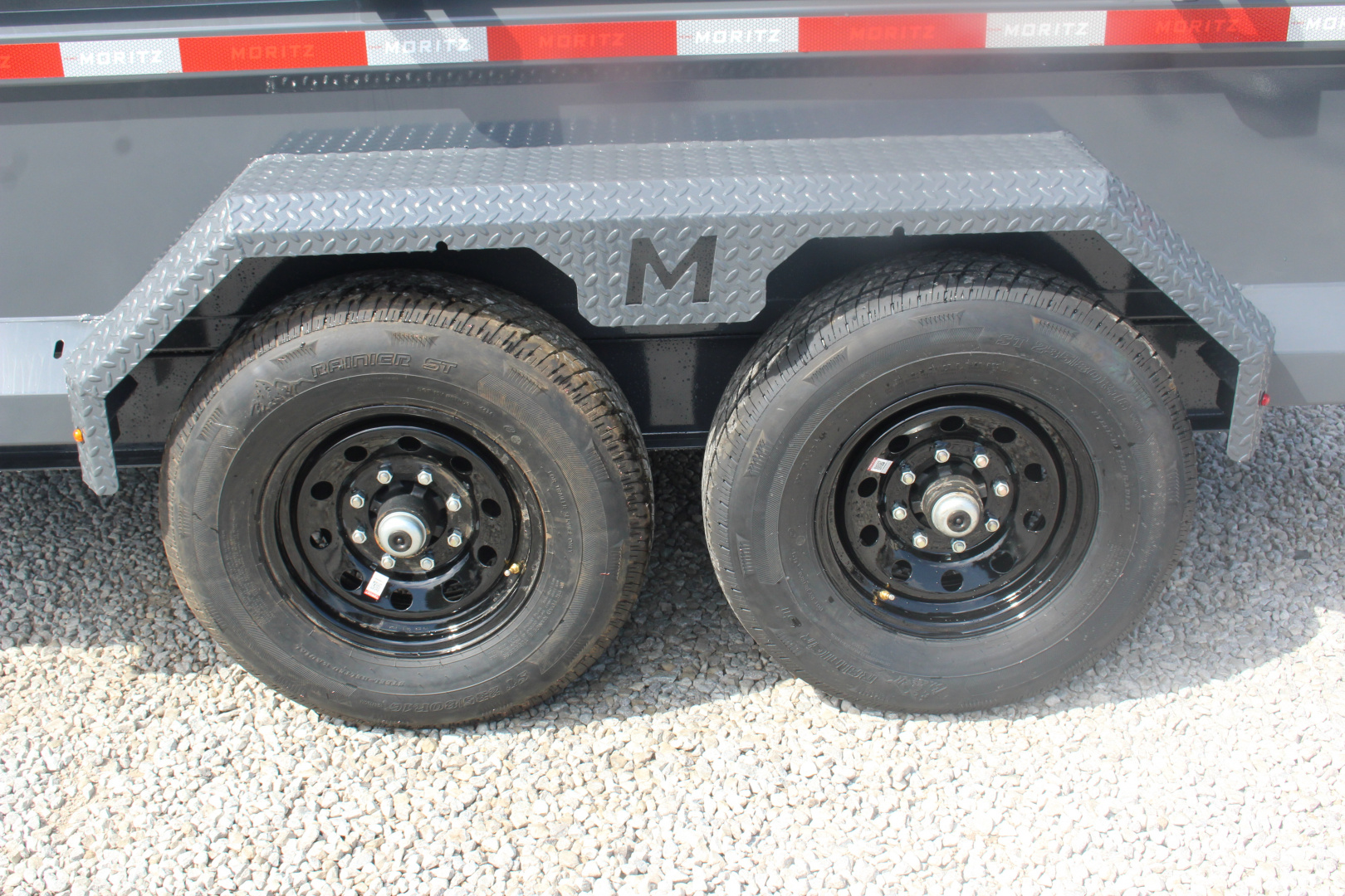 New 2025 Moritz 6' 10" x 12' Heavy Commercial DLH Series Dump Trailer - 14000# GVW