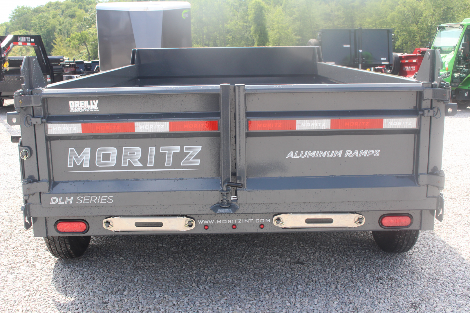 New 2025 Moritz 6' 10" x 12' Heavy Commercial DLH Series Dump Trailer - 14000# GVW