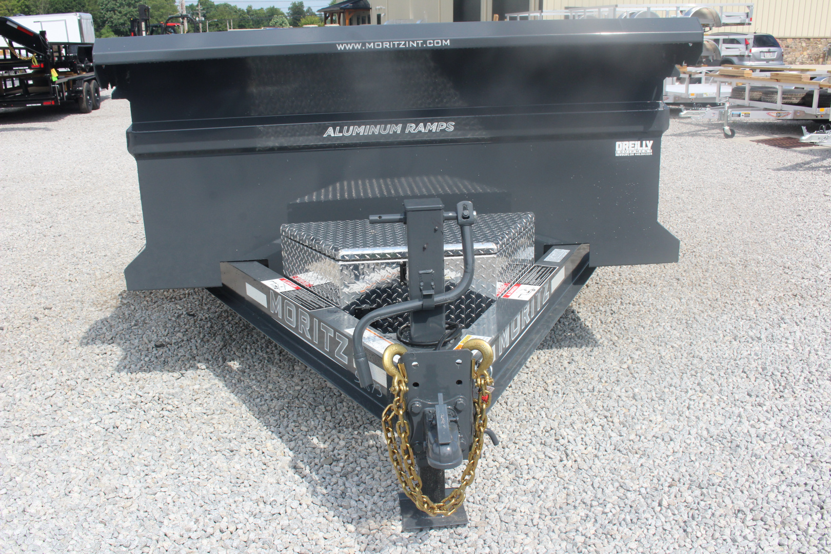 New 2025 Moritz 6' 10" x 12' Heavy Commercial DLH Series Dump Trailer - 14000# GVW