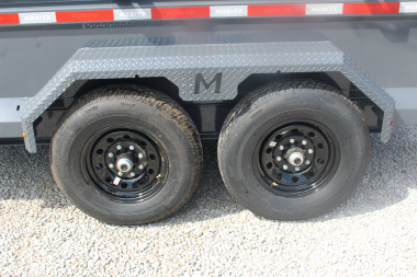 New 2025 Moritz 6' 10" x 12' Heavy Commercial DLH Series Dump Trailer - 14000# GVW