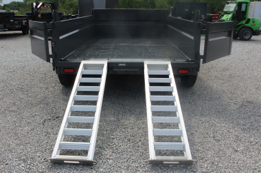 New 2025 Moritz 6' 10" x 12' Heavy Commercial DLH Series Dump Trailer - 14000# GVW