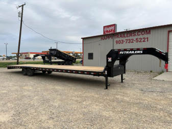 New 2026 PJ 102 x40' GN Low-Pro Flatbed w/ Singles - LX