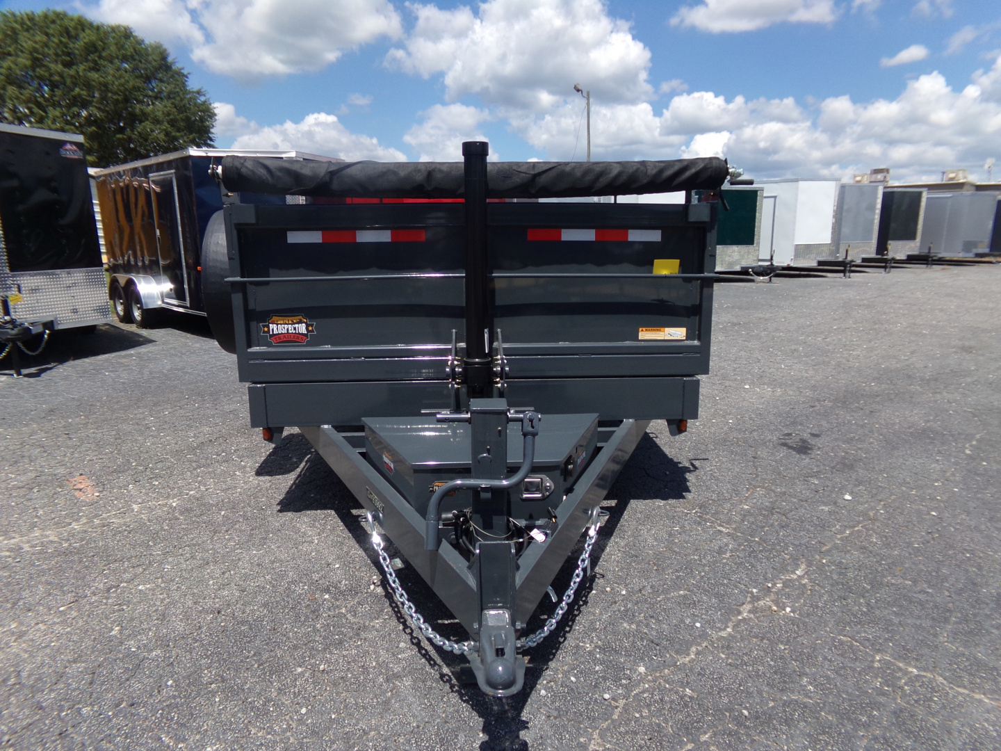 New 2026 Covered Wagon Trailers D-7X16X2X14-T Dump Trailer