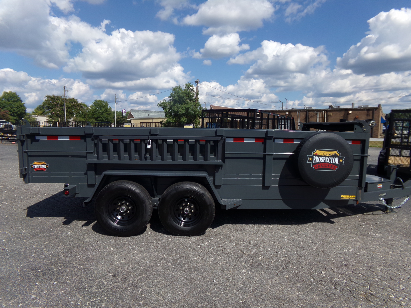 New 2026 Covered Wagon Trailers D-7X16X2X14-T Dump Trailer