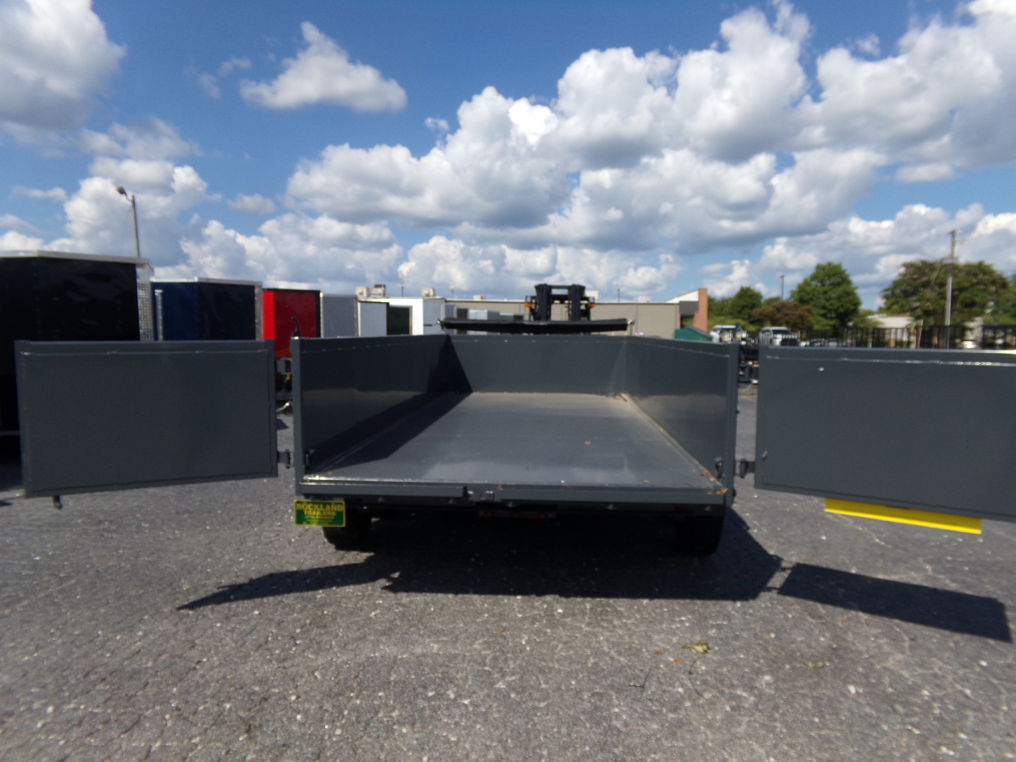 New 2026 Covered Wagon Trailers D-7X16X2X14-T Dump Trailer