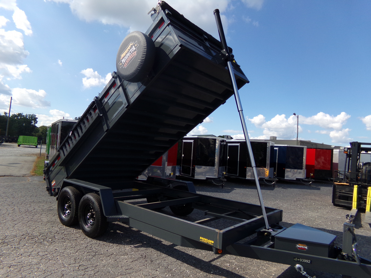 New 2026 Covered Wagon Trailers D-7X16X2X14-T Dump Trailer