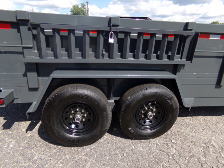 New 2026 Covered Wagon Trailers D-7X16X2X14-T Dump Trailer