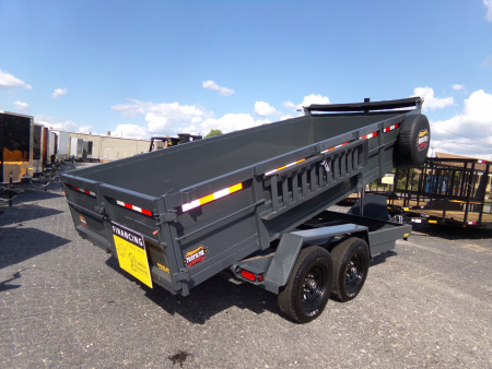 New 2026 Covered Wagon Trailers D-7X16X2X14-T Dump Trailer