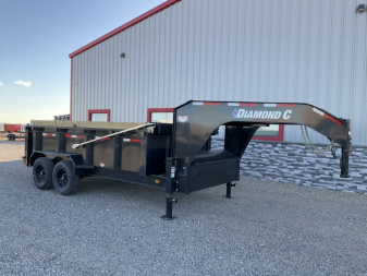 New 2026 Diamond C 82"x14' GN HD Low Profile Telescopic Dump w/ 32" Sides - LPT-GN207