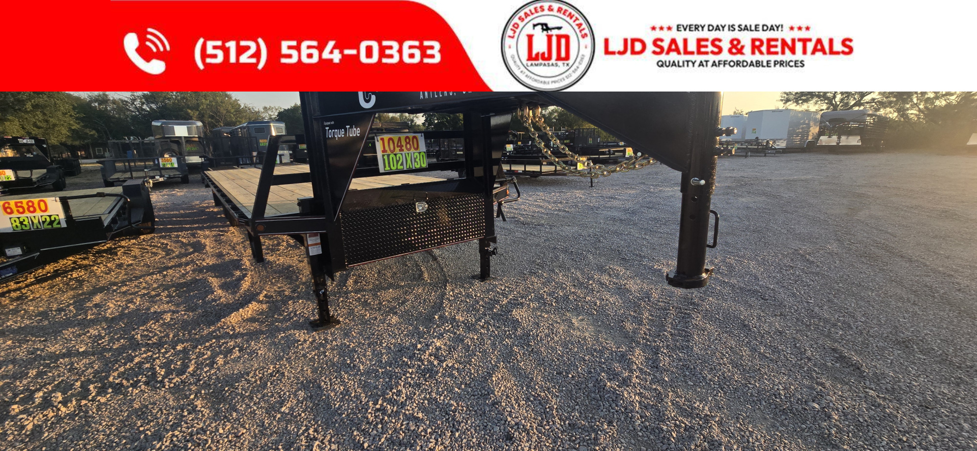New 2025 Coffee Creek - Gooseneck 30' Deckover Trailer