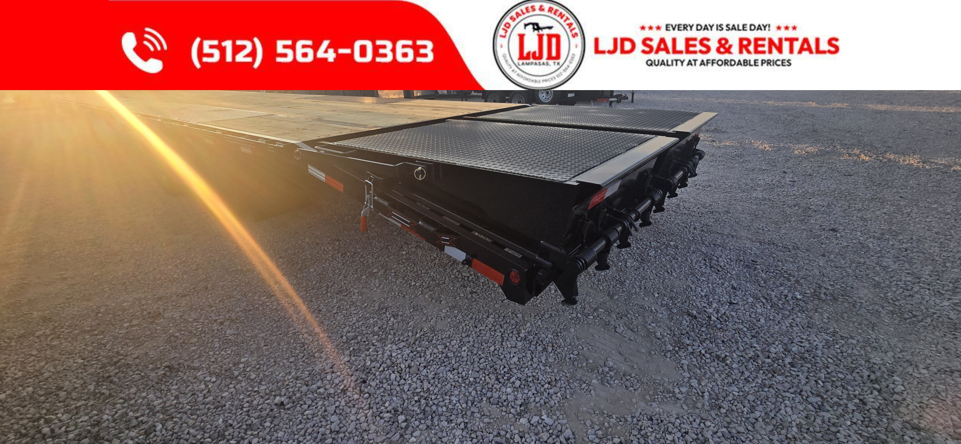 New 2025 Coffee Creek - Gooseneck Flatbed /Deckover Trailer 102"x 35'
