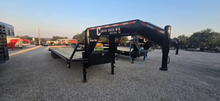 New 2025 Coffee Creek - Gooseneck Flatbed /Deckover Trailer 102 x 35'