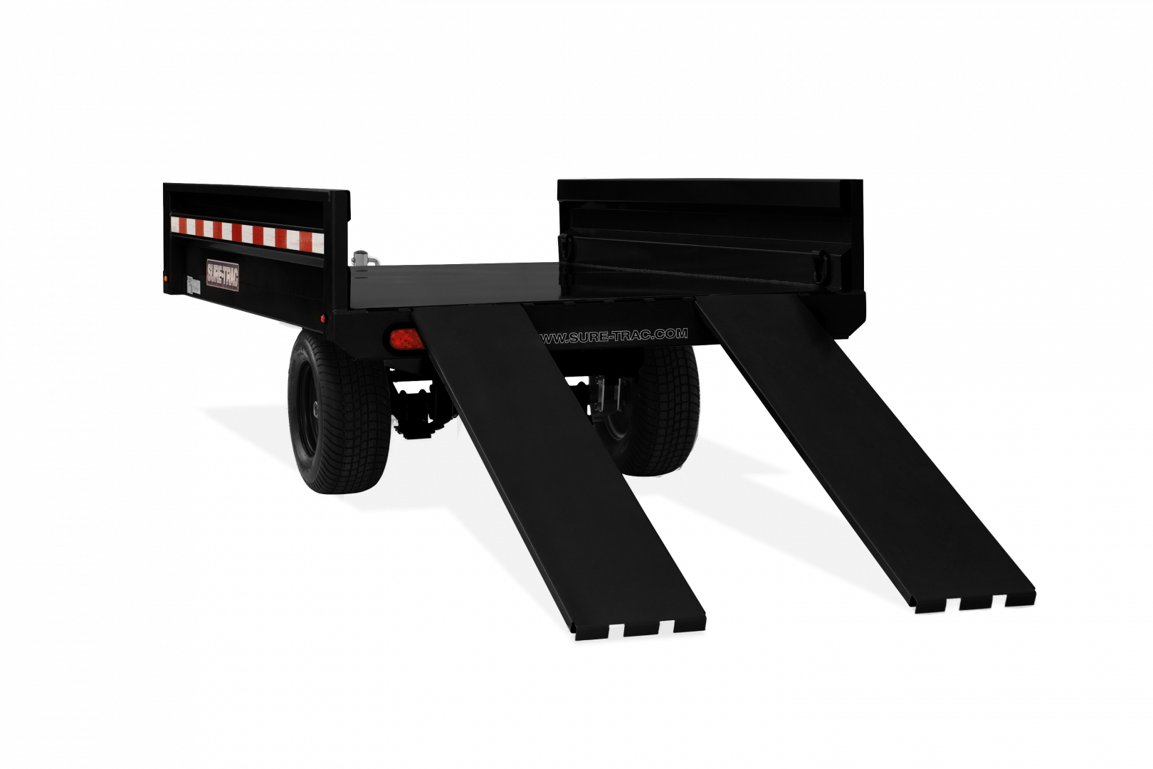 New 2025 Sure-Trac 4.5X8SA Utility Dump Trailer