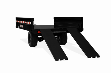 New 2025 Sure-Trac 4.5X8SA Utility Dump Trailer