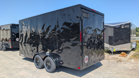 New 2026 Homesteader 7x16 Intrepid V-Nose Cargo Trailer w/ Ramp Door (84" Inside)
