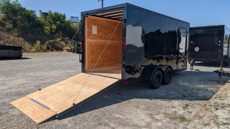 New 2026 Homesteader 7x16 Intrepid V-Nose Cargo Trailer w/ Ramp Door (84" Inside)
