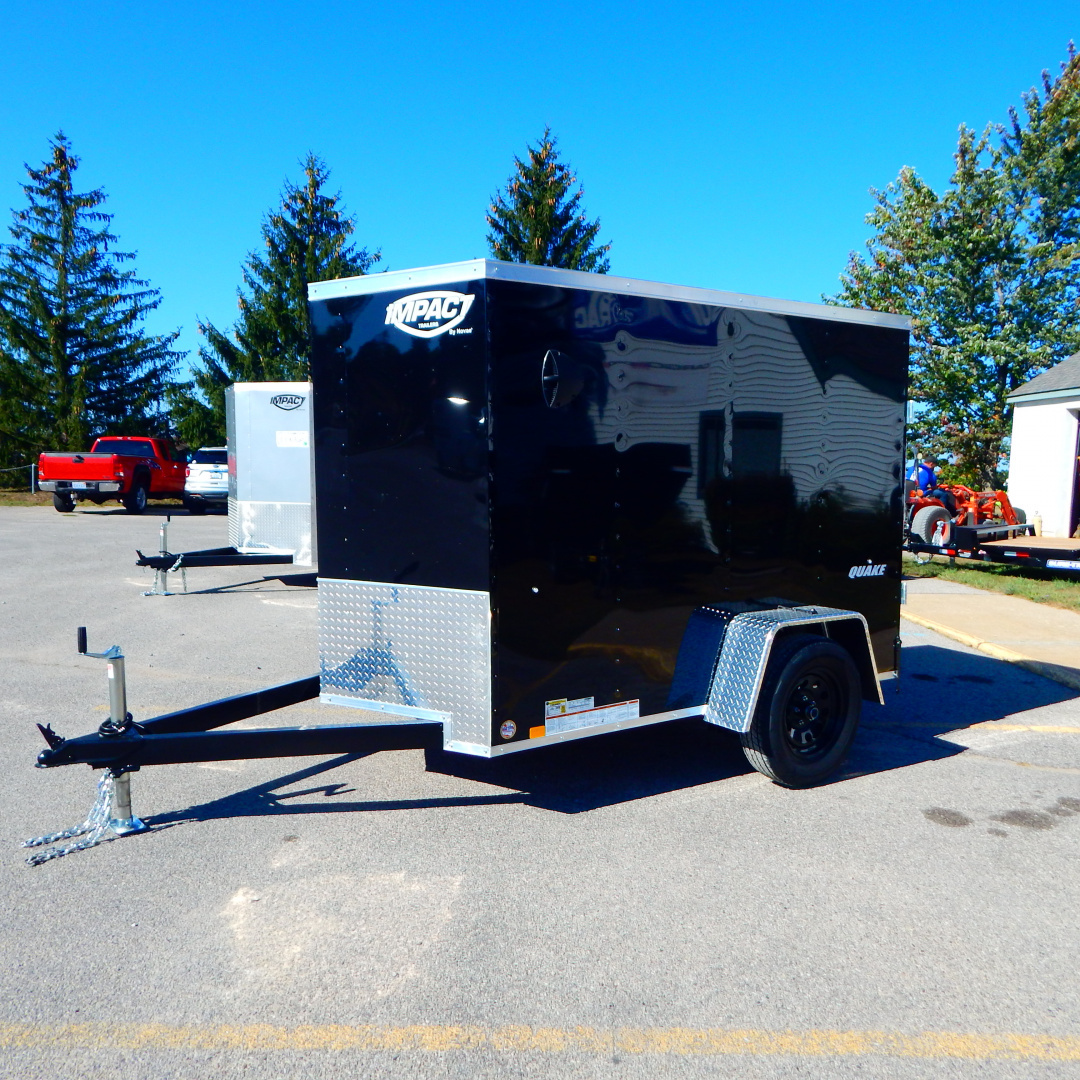 New 2026 Impact Trailers 5x8 3k Quake Cargo / Enclosed Trailer