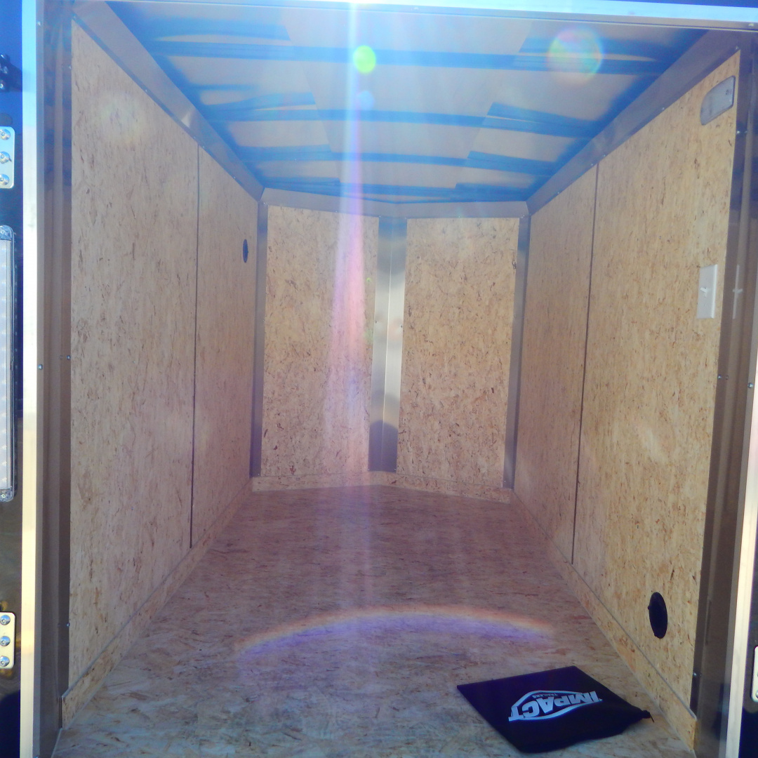 New 2026 Impact Trailers 5x8 3k Quake Cargo / Enclosed Trailer