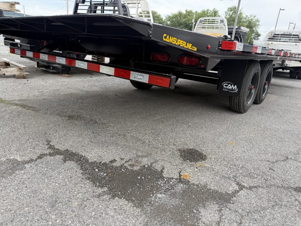 New 2026 CAM Superline - 24' Deckover Tilt Trailer - 8K Oil Bath Axles Tilt Trailer