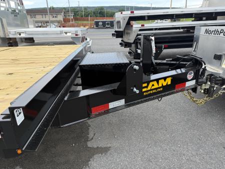New 2026 CAM Superline - 24' Deckover Tilt Trailer - 8K Oil Bath Axles Tilt Trailer