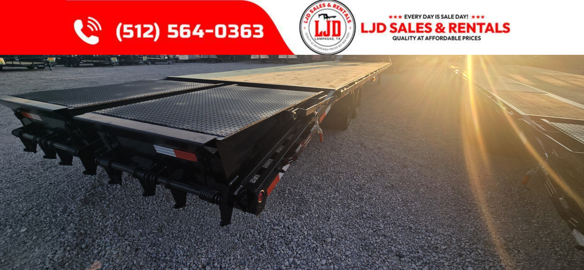 New 2025 Coffee Creek - Gooseneck Flatbed /Deckover Trailer 102"x 33'