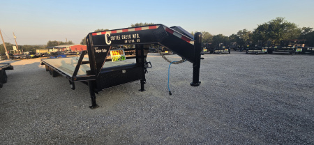 New 2025 Coffee Creek - Gooseneck Flatbed /Deckover Trailer 102 x 33'