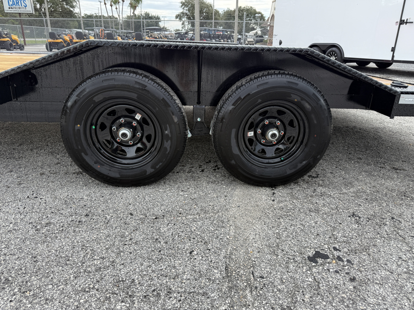 New 2026 Sure-Trac 8.5x18 (16+2) Full Width Wood Deck Car Hauler