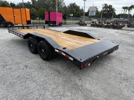 New 2026 Sure-Trac 8.5x18 (16+2) Full Width Wood Deck Car Hauler